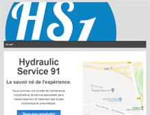 Tablet Screenshot of hydraulic91.com